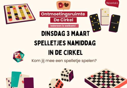 Spelletjes namiddag in De Cirkel © Verbinding