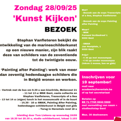Kunst Kijken in Gent op 28 september