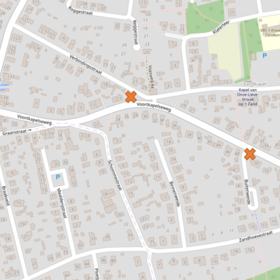 Afvalophaling tijdens asfaltwerkzaamheden in Voortkapelseweg
